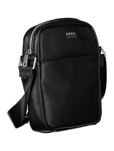 GUESS JEANS MEN'S BLACK SHOULDER BAG