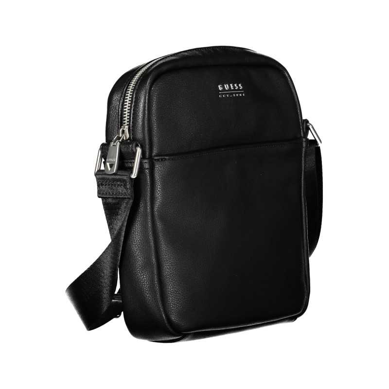 GUESS JEANS MEN'S BLACK SHOULDER BAG