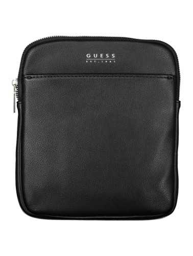 GUESS JEANS MEN'S BLACK SHOULDER BAG