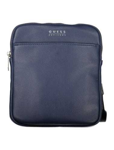 GUESS JEANS MEN'S BLUE SHOULDER BAG