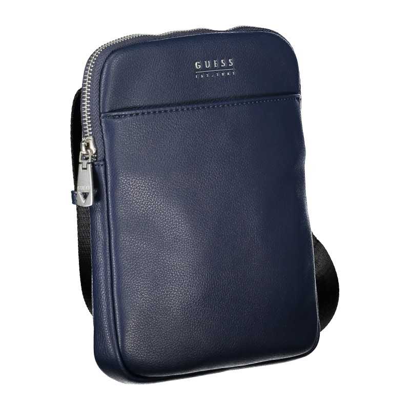 GUESS JEANS MEN'S BLUE SHOULDER BAG