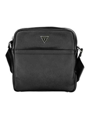 GUESS JEANS MEN'S BLACK SHOULDER BAG