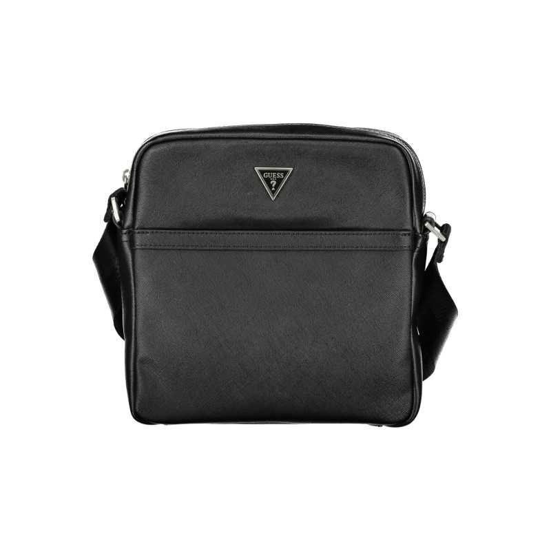 GUESS JEANS MEN'S BLACK SHOULDER BAG