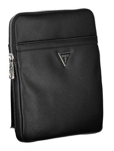 GUESS JEANS MEN'S BLACK SHOULDER BAG