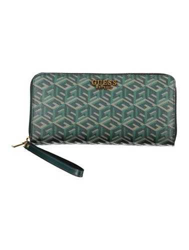 GUESS JEANS GREEN WOMEN'S WALLET