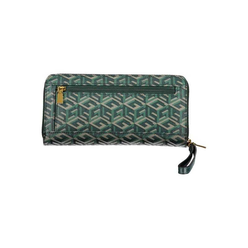 GUESS JEANS GREEN WOMEN'S WALLET