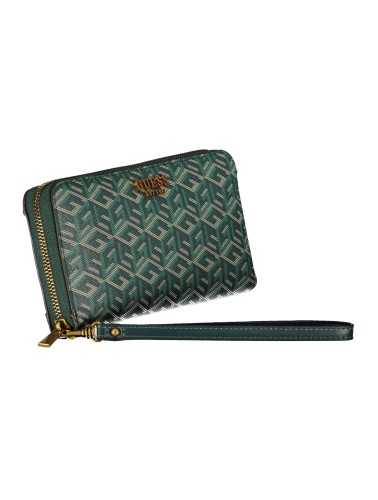 GUESS JEANS GREEN WOMEN'S WALLET