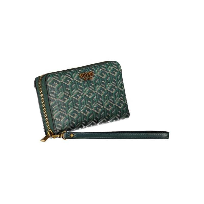 GUESS JEANS GREEN WOMEN'S WALLET