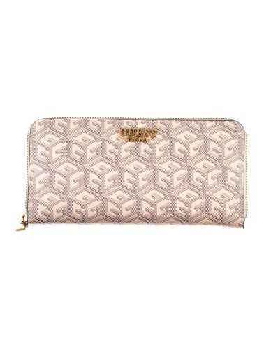 GUESS JEANS WOMEN'S WALLET BEIGE