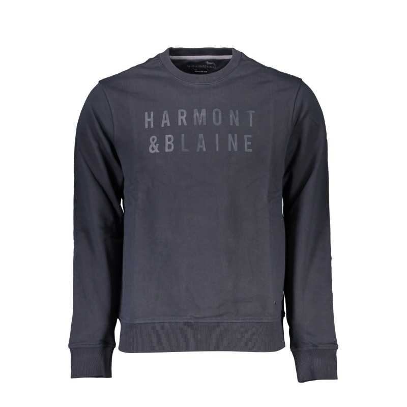 HARMONT & BLAINE FELPA SENZA ZIP UOMO BLU