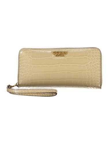 GUESS JEANS WOMEN'S WALLET BEIGE