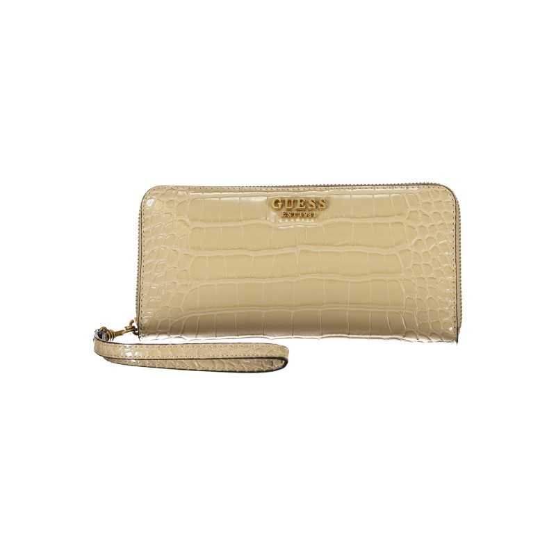 GUESS JEANS WOMEN'S WALLET BEIGE