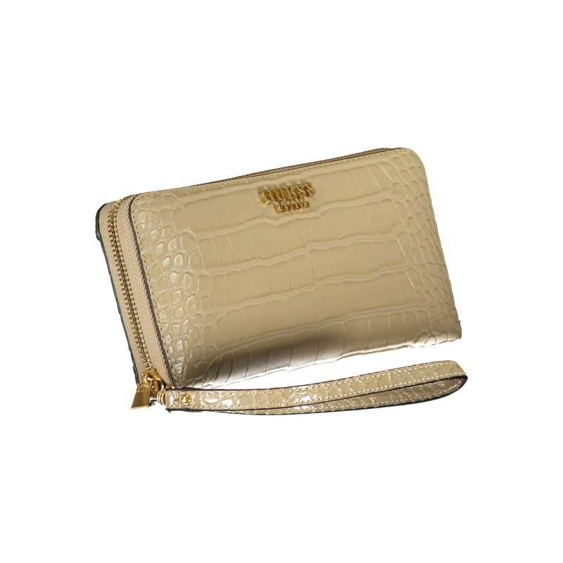 GUESS JEANS WOMEN'S WALLET BEIGE