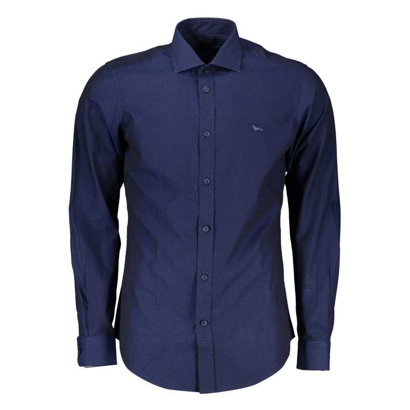 HARMONT & BLAINE CAMICIA MANICHE LUNGHE UOMO BLU