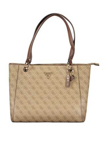 GUESS JEANS BEIGE WOMEN'S BAG