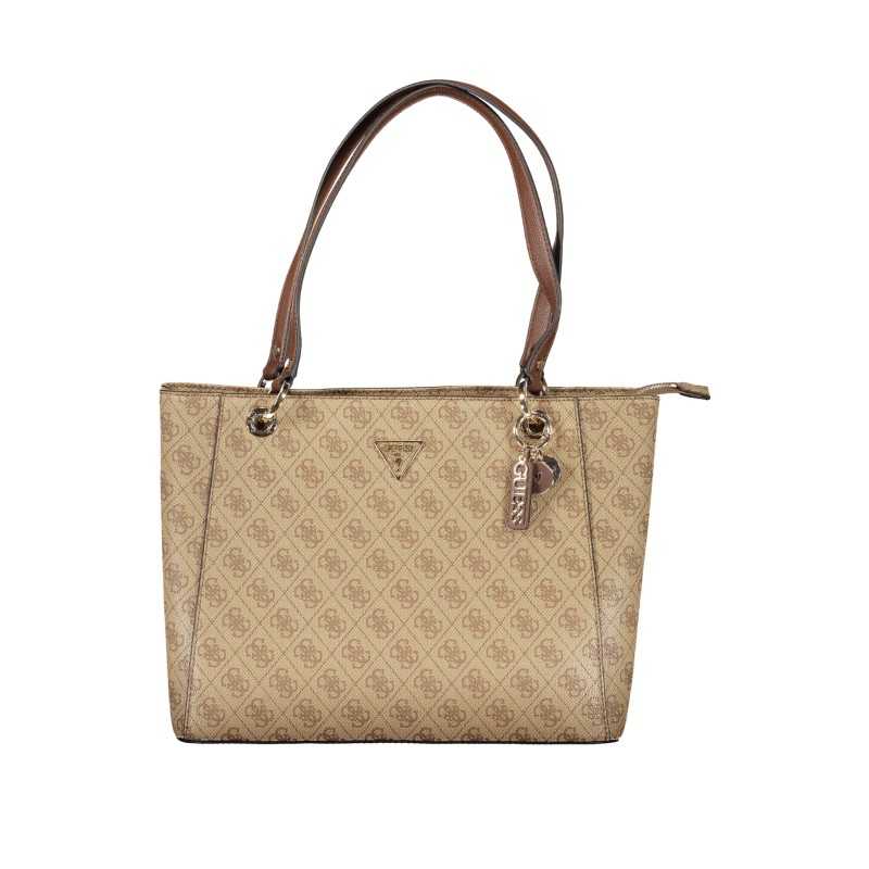 GUESS JEANS BEIGE WOMEN'S BAG