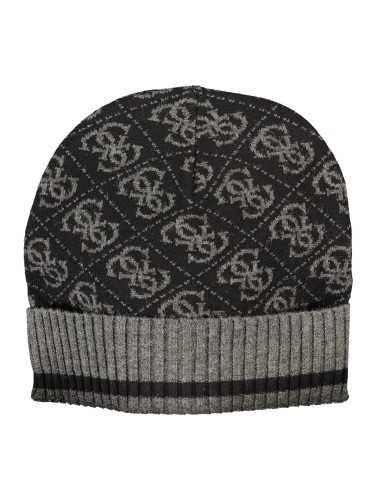 GIUESS JEANS BLACK MEN'S BEANIE