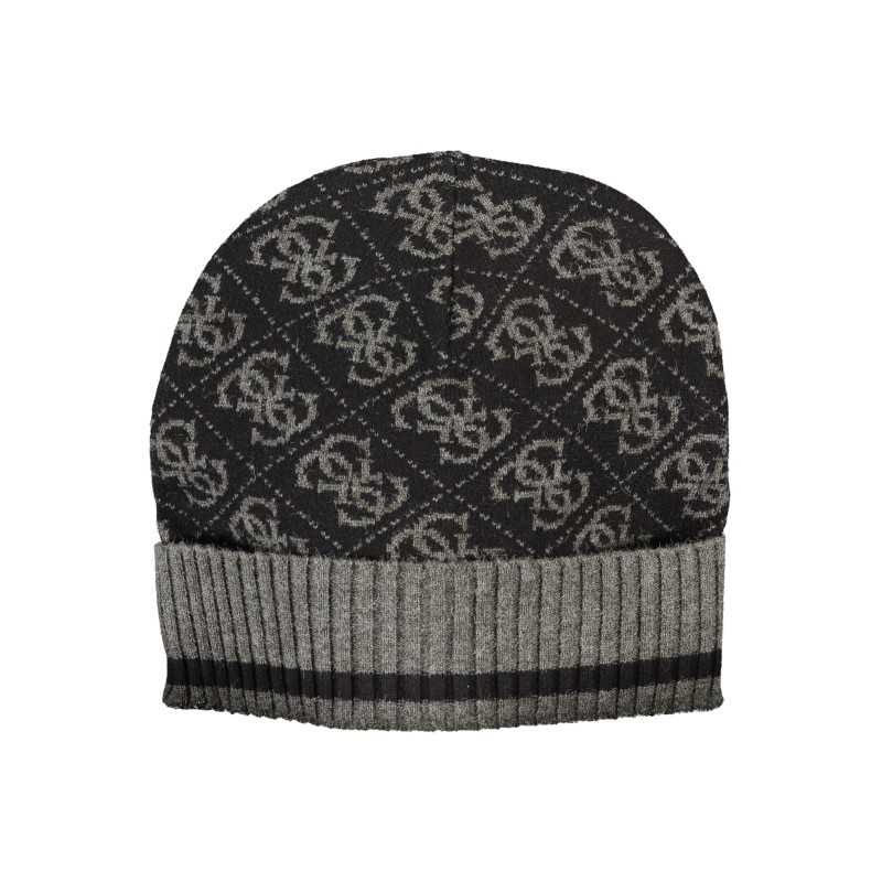 GIUESS JEANS BLACK MEN'S BEANIE