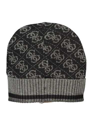 GIUESS JEANS BLACK MEN'S BEANIE