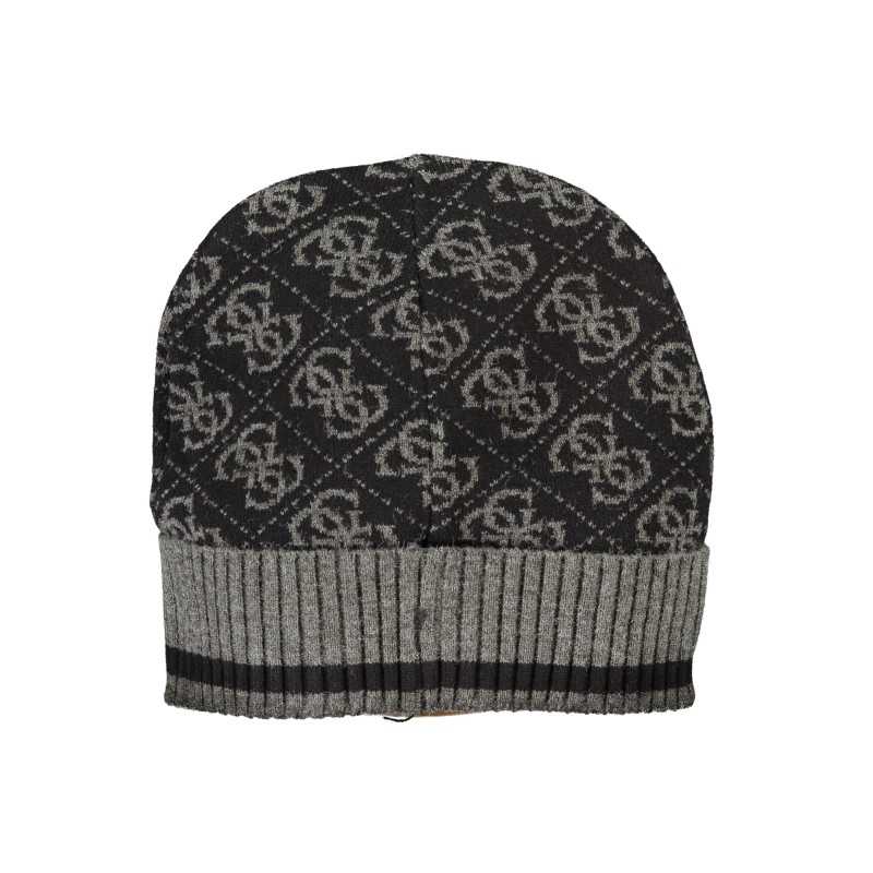 GIUESS JEANS BLACK MEN'S BEANIE