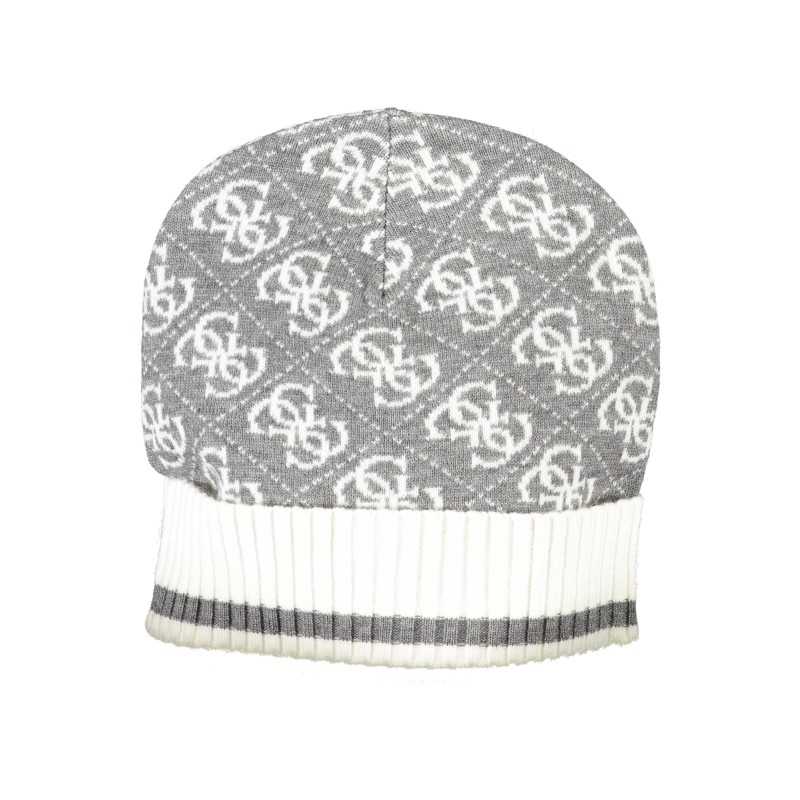 GIUESS JEANS GRAY MEN'S BEANIE