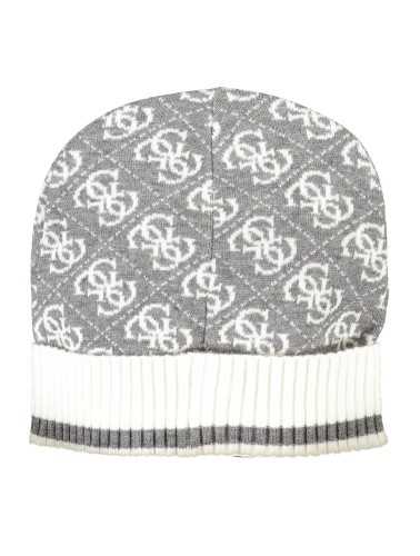 GIUESS JEANS GRAY MEN'S BEANIE