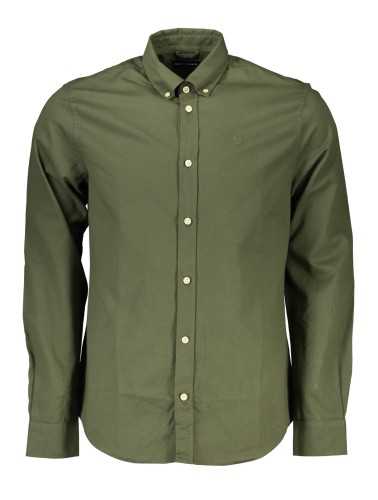 NORTH SAILS GREEN MEN'S LONG SLEEVED SHIRT