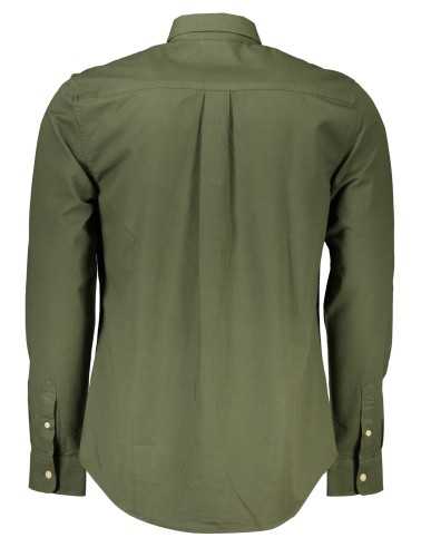 NORTH SAILS GREEN MEN'S LONG SLEEVED SHIRT