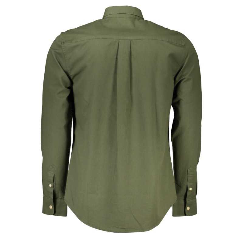 NORTH SAILS GREEN MEN'S LONG SLEEVED SHIRT