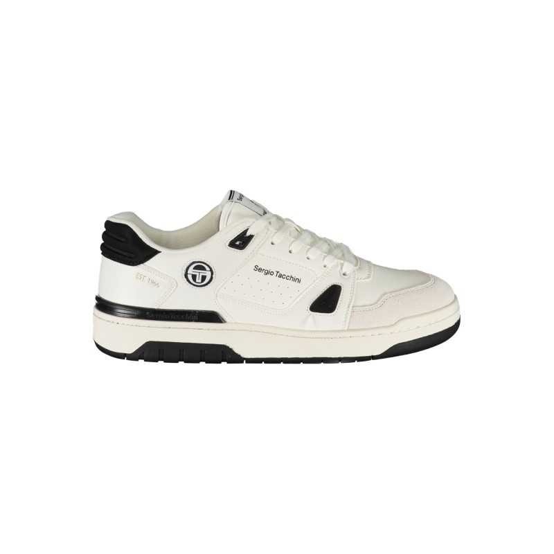 SERGIO TACCHINI WHITE MEN'S SPORTS SHOES