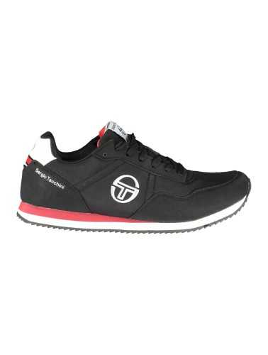 SERGIO TACCHINI BLACK MEN'S SPORTS SHOES