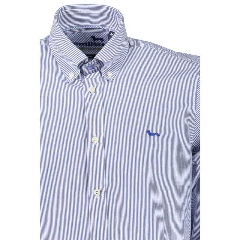 HARMONT & BLAINE MEN'S LONG SLEEVE SHIRT BLUE