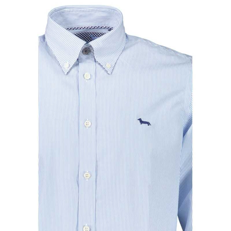 HARMONT & BLAINE MEN'S BLUE LONG SLEEVE SHIRT