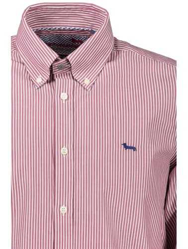 HARMONT & BLAINE MEN'S RED LONG SLEEVE SHIRT