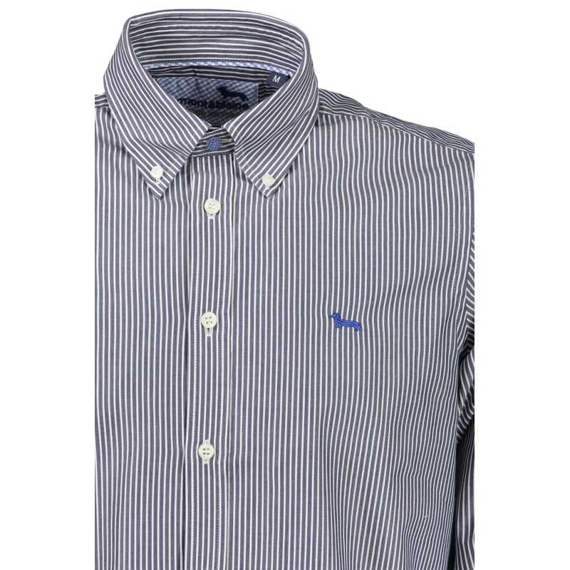 HARMONT & BLAINE MEN'S LONG SLEEVE SHIRT BLUE