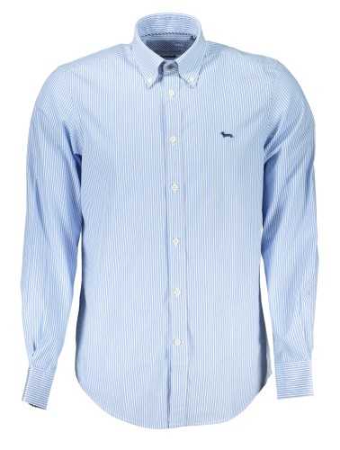 HARMONT & BLAINE MEN'S BLUE LONG SLEEVE SHIRT