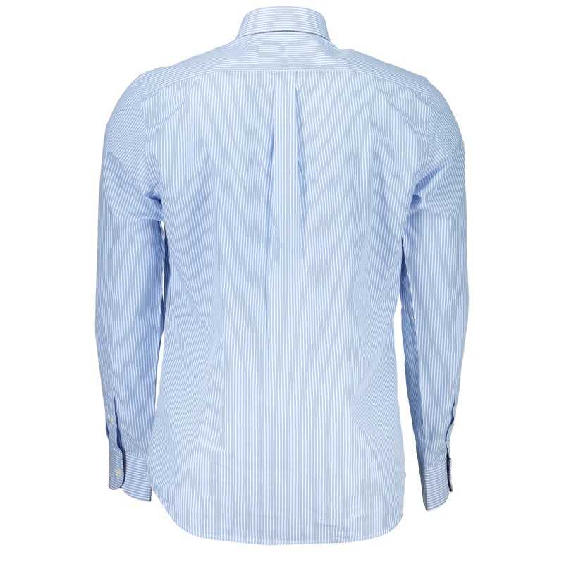 HARMONT & BLAINE MEN'S BLUE LONG SLEEVE SHIRT