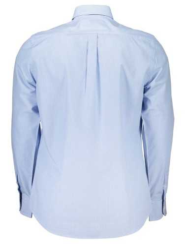 HARMONT & BLAINE MEN'S BLUE LONG SLEEVE SHIRT