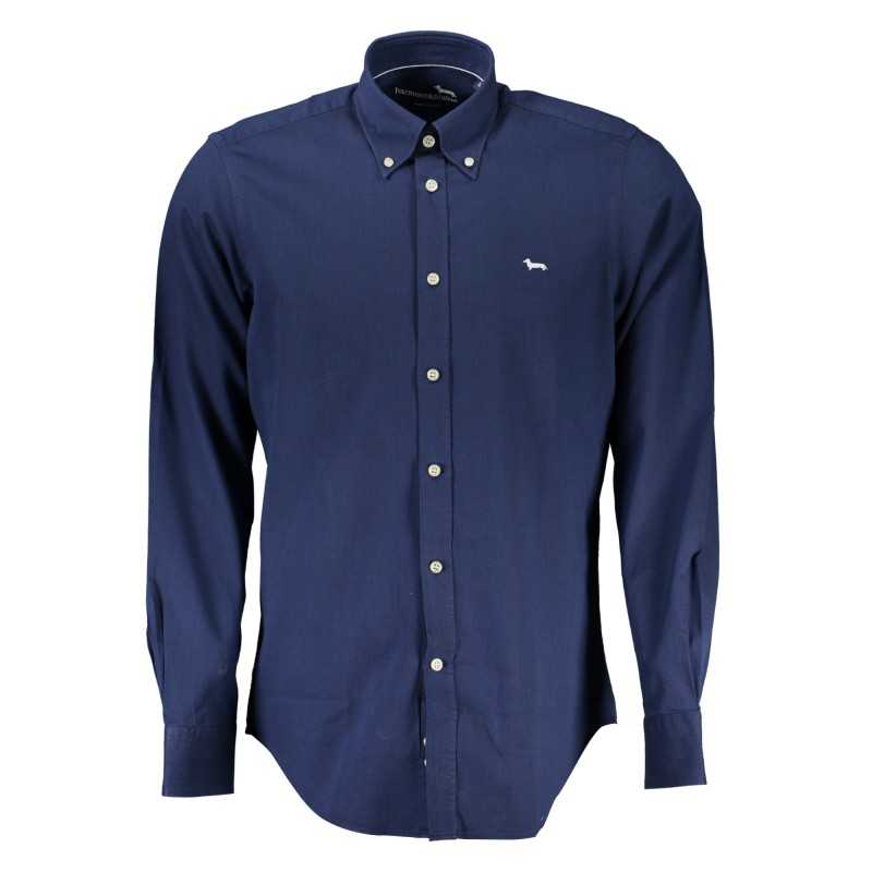 HARMONT & BLAINE CAMICIA MANICHE LUNGHE UOMO BLU