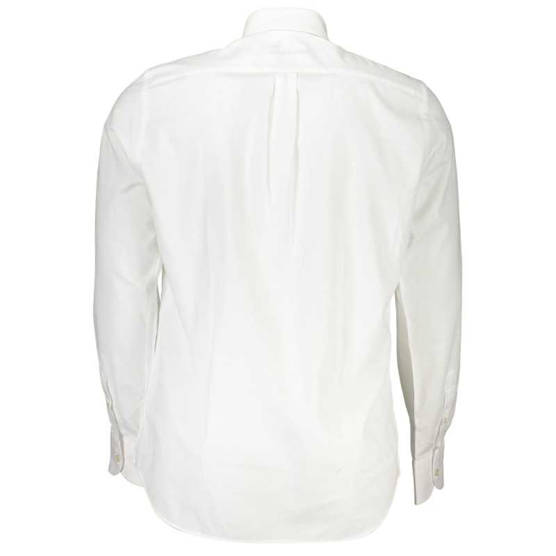 HARMONT & BLAINE MEN'S WHITE LONG SLEEVE SHIRT