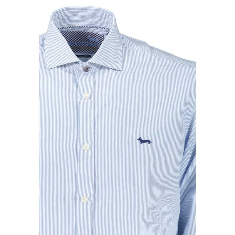 HARMONT & BLAINE MEN'S BLUE LONG SLEEVE SHIRT