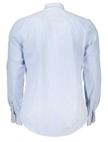 HARMONT & BLAINE MEN'S BLUE LONG SLEEVE SHIRT