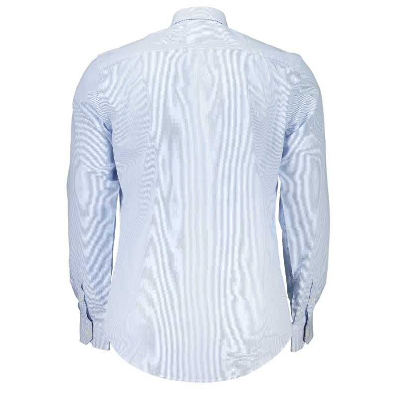 HARMONT & BLAINE MEN'S BLUE LONG SLEEVE SHIRT