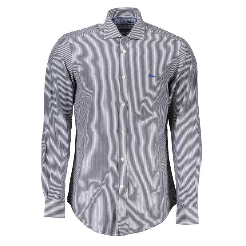 HARMONT & BLAINE CAMICIA MANICHE LUNGHE UOMO BLU