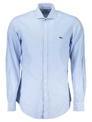 HARMONT & BLAINE MEN'S BLUE LONG SLEEVE SHIRT