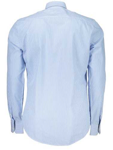 HARMONT & BLAINE MEN'S BLUE LONG SLEEVE SHIRT