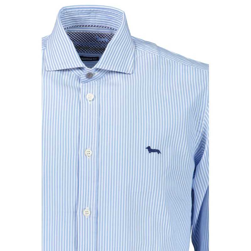 HARMONT & BLAINE MEN'S BLUE LONG SLEEVE SHIRT