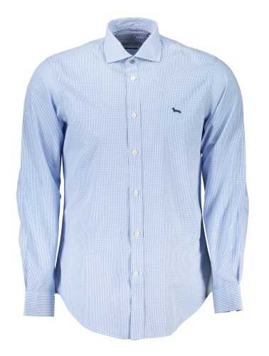 HARMONT & BLAINE MEN'S BLUE LONG SLEEVE SHIRT