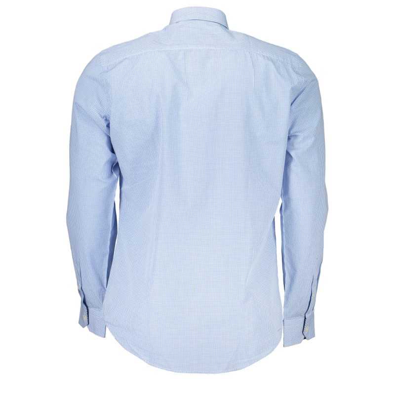 HARMONT & BLAINE MEN'S BLUE LONG SLEEVE SHIRT