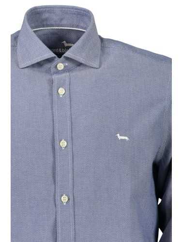 HARMONT & BLAINE CAMICIA MANICHE LUNGHE UOMO BLU